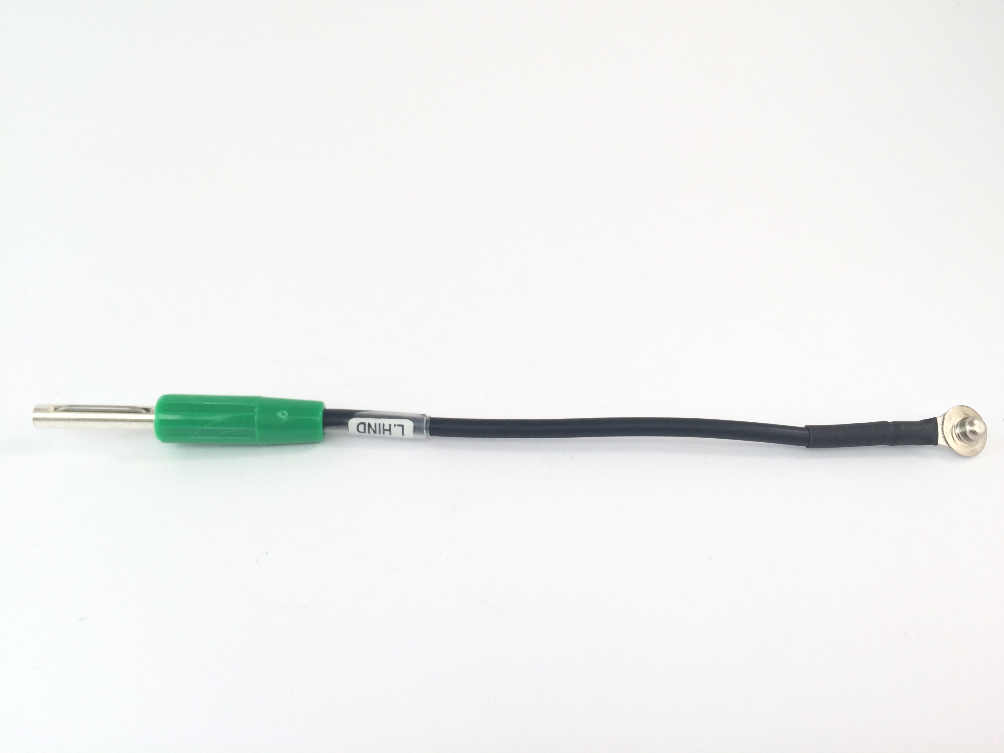 4mm Banana Plug to Popper Male Adaptor – GREEN