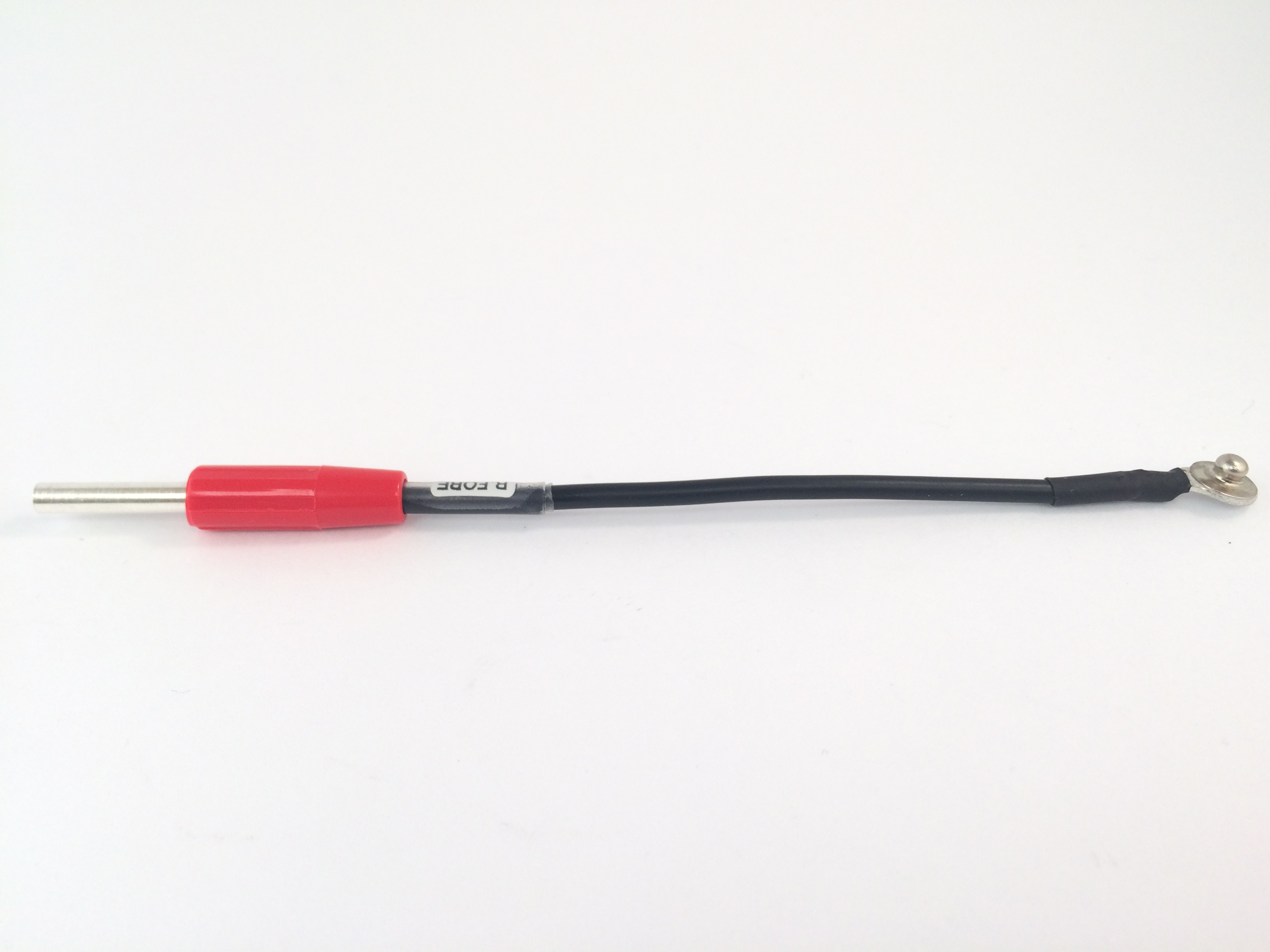 4mm Banana Plug to Popper Male Adaptor – RED